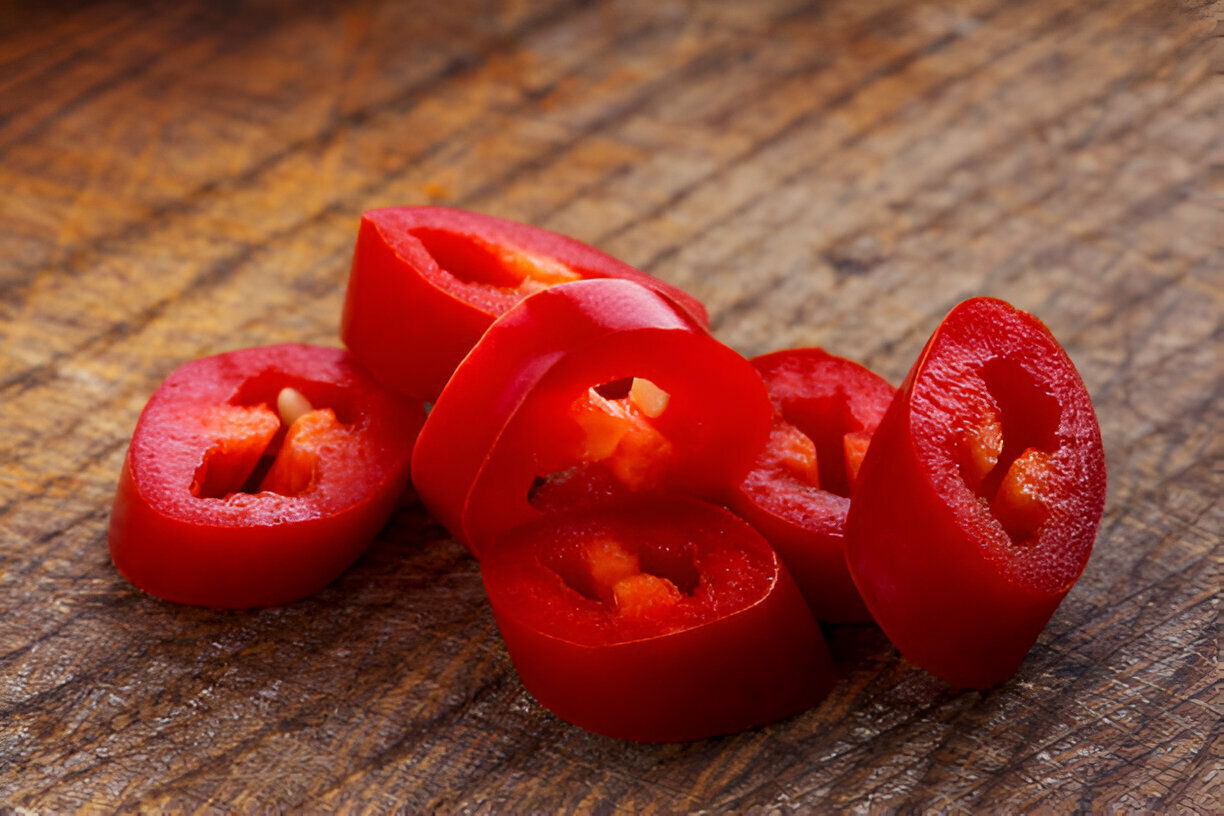 Red Jalapenos Sliced